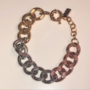 Multicolor chain bracelet